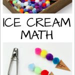 Summer Math That's Perfect For A Preschool Ice Cream Theme