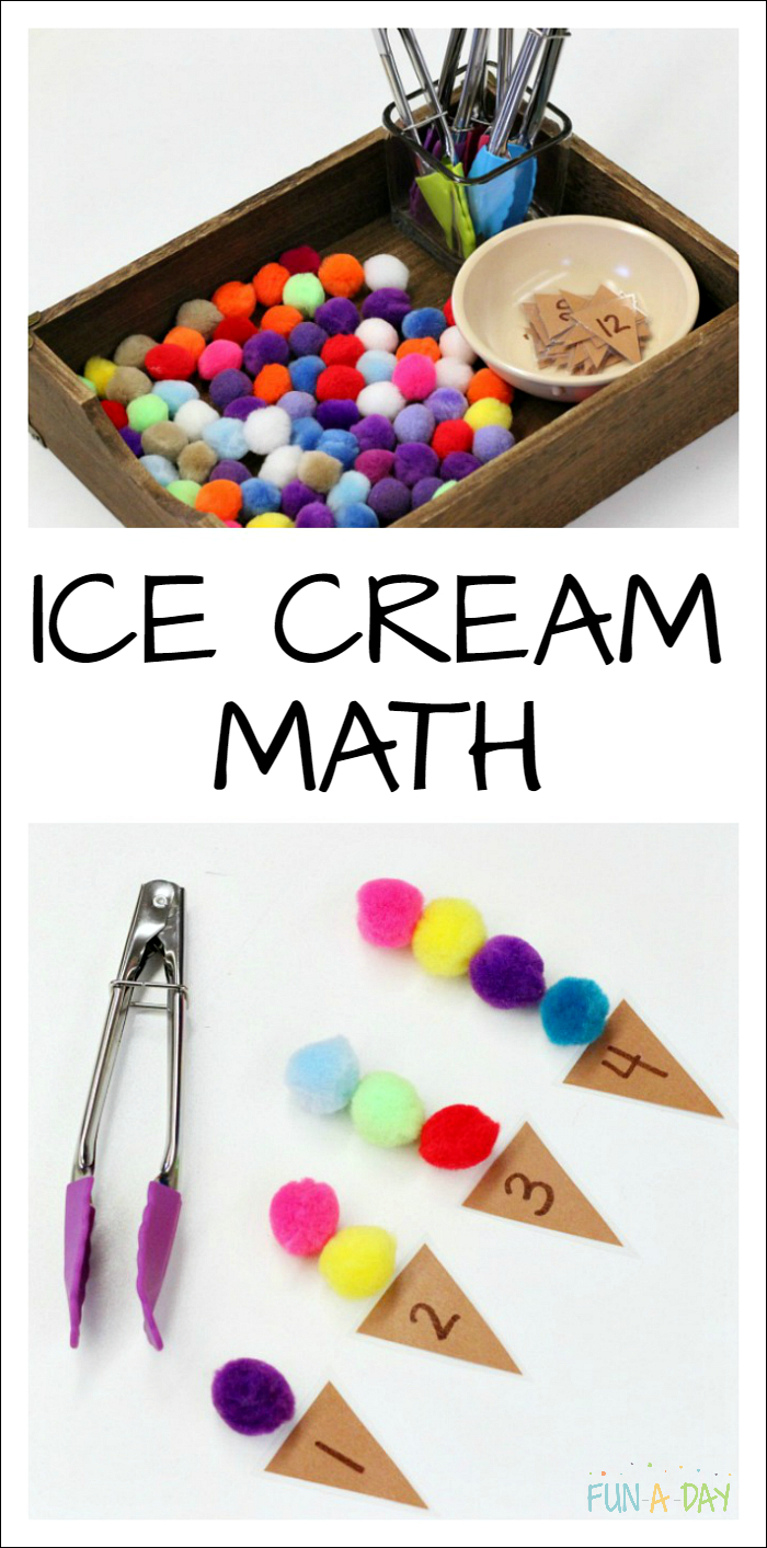 Summer Math That&amp;#039;s Perfect For A Preschool Ice Cream Theme