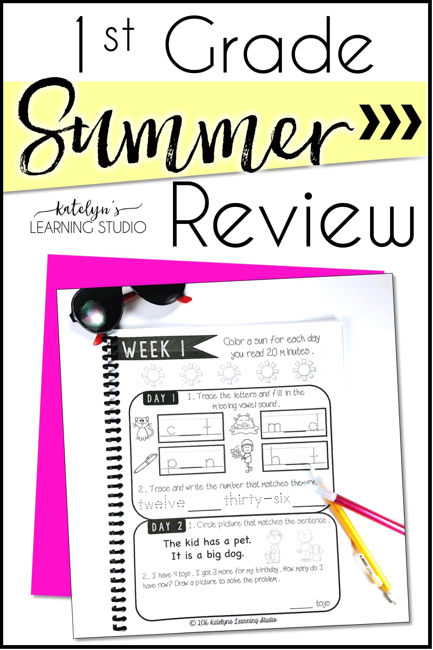 Summer Packet 1St To Second Grade | Activities For 1St