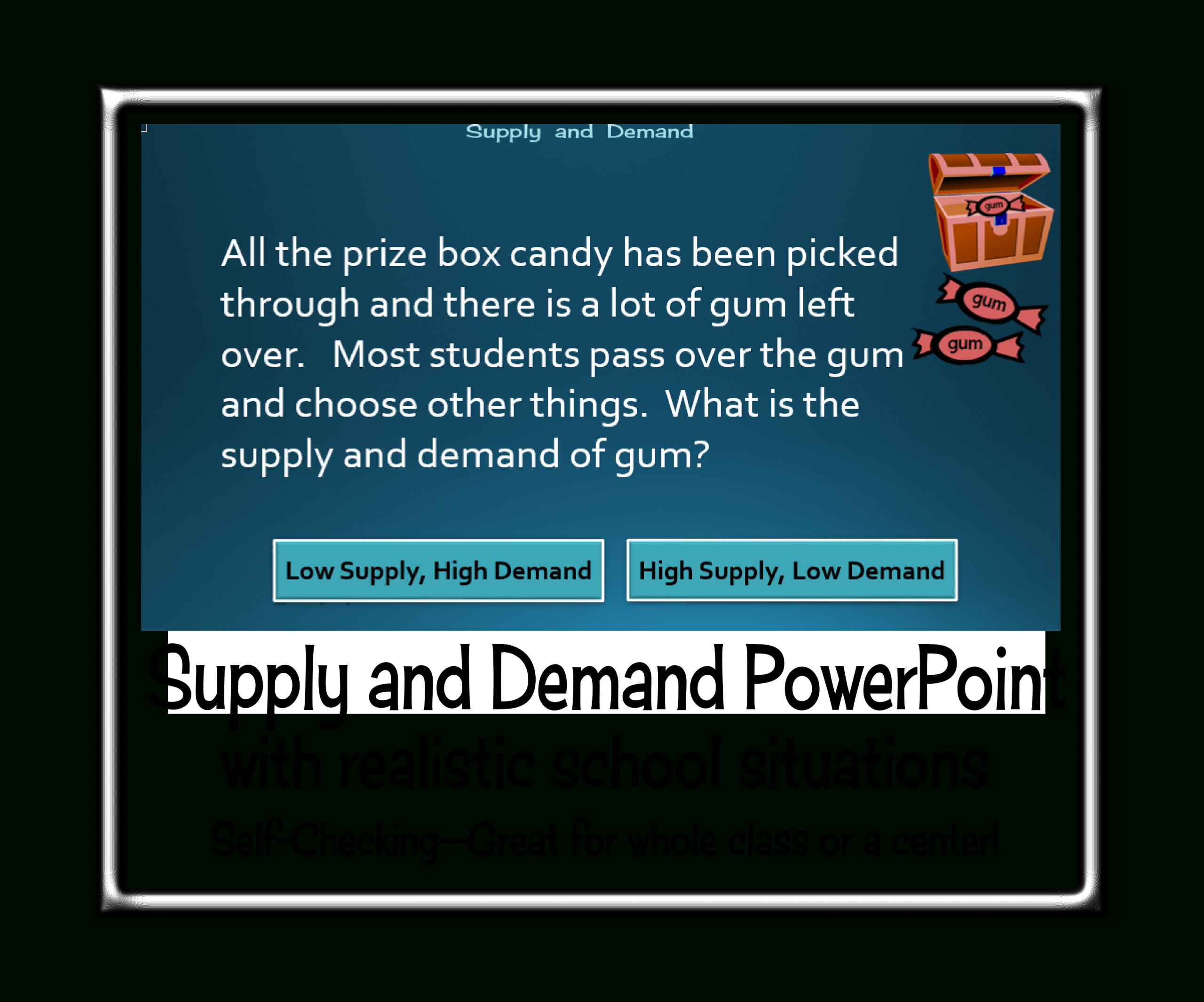 Supply And Demand Interactive Powerpoint With Realistic
