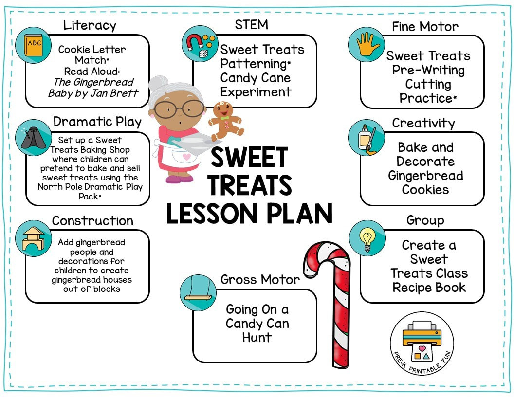 Sweet Treats - Pre-K Printable Fun