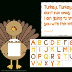 T Is For Turkey | Thanksgiving Activities Preschool