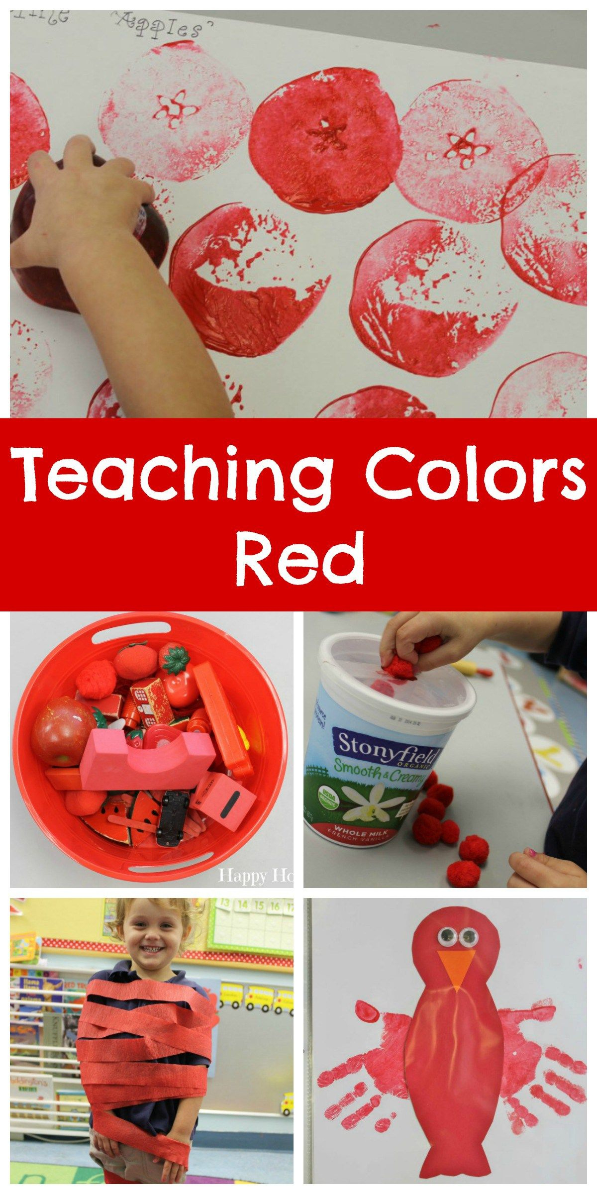 Teaching Colors - Red | Color Red Activities, Teaching