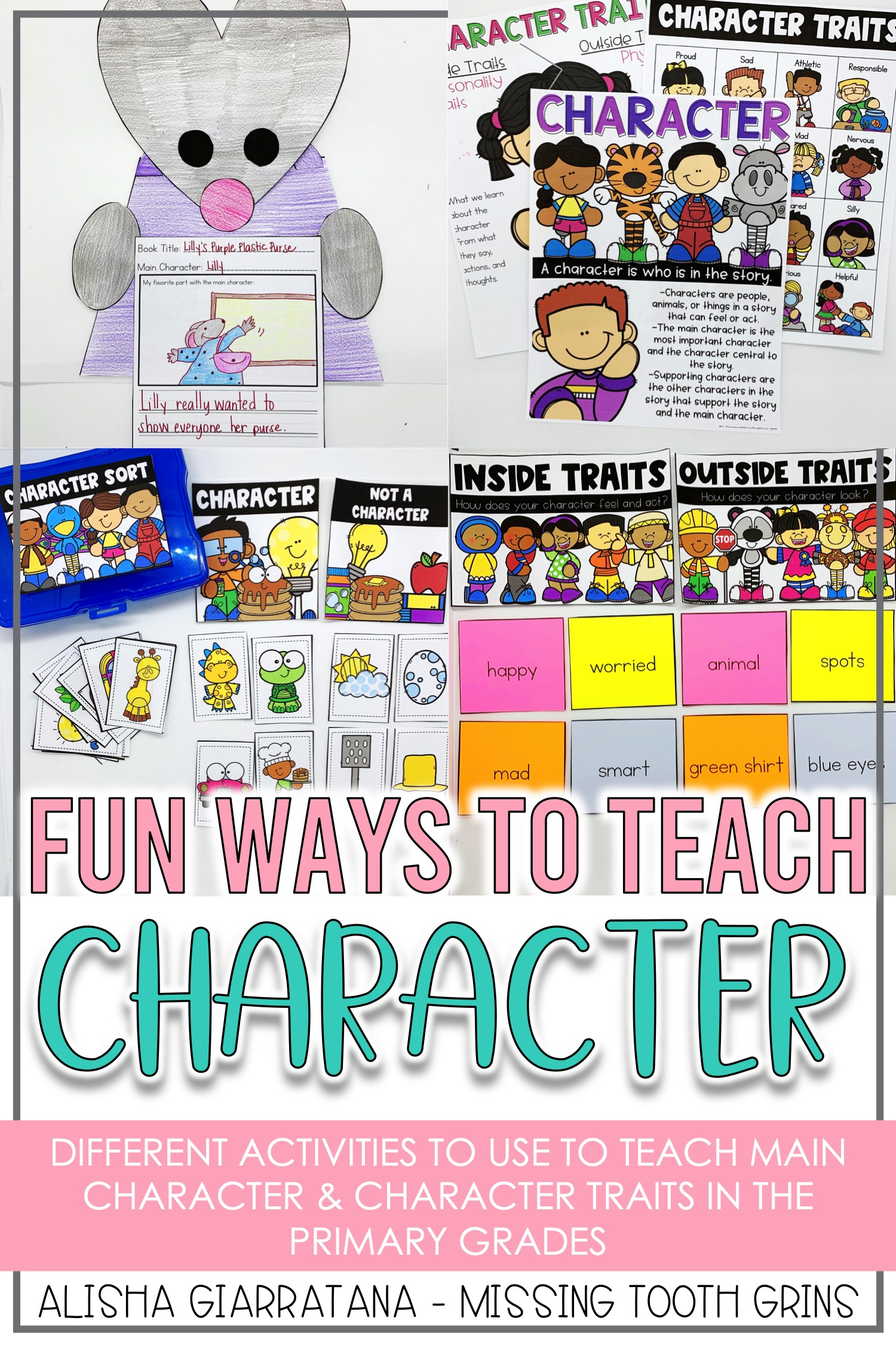 Teaching Main Character And Character Traits - Missing Tooth