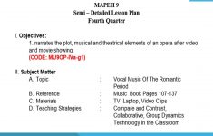 Opera Lesson Plans For Elementary School