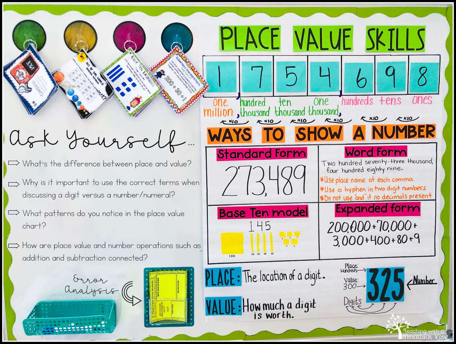 Teaching With A Mountain View: Teaching Place Value