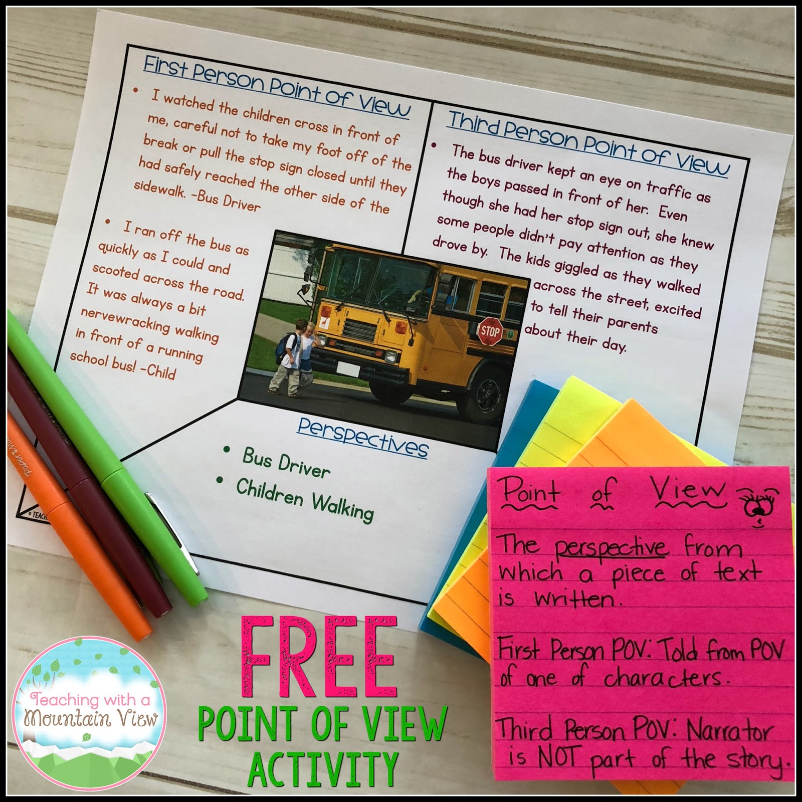 Teaching With A Mountain View: Teaching Point Of View