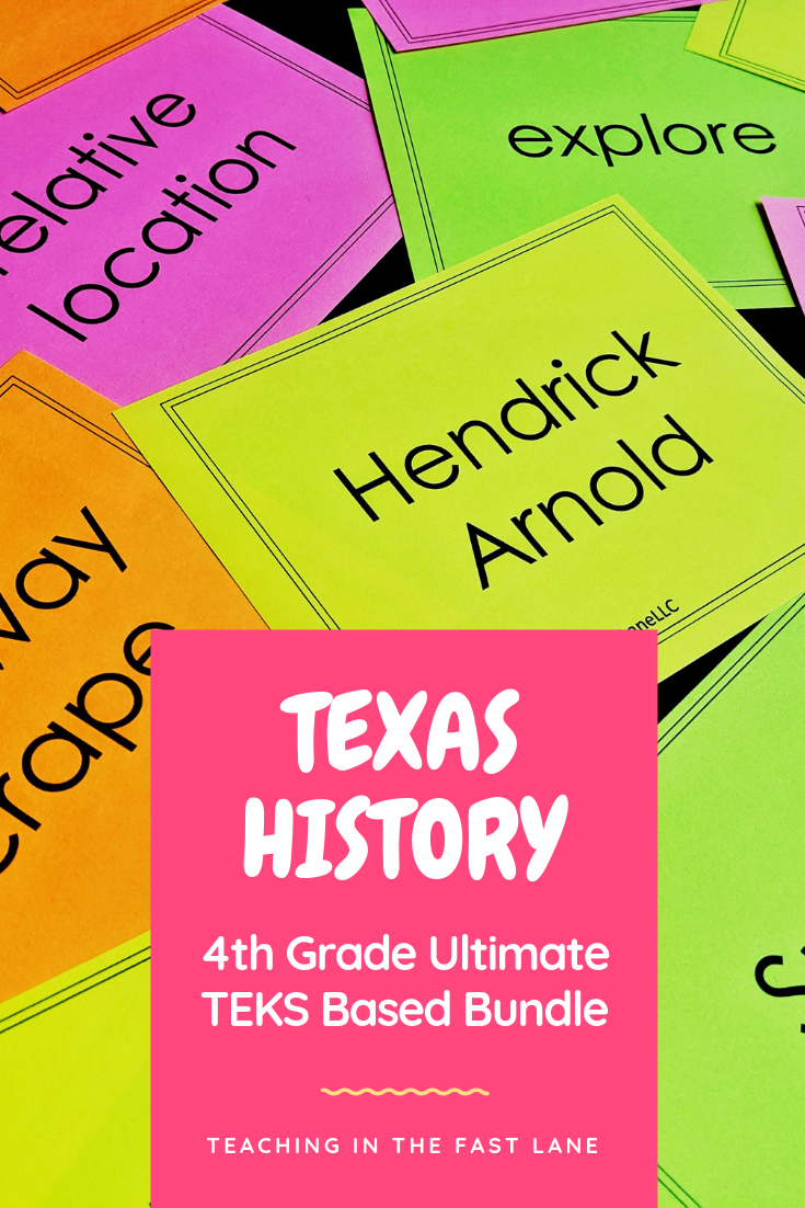 Texas History 4Th Grade Bundle With Lesson Plans | Texas
