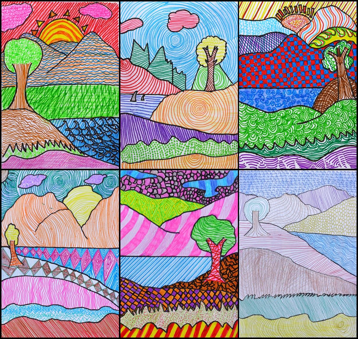 Textured Landscapes (Art With Mr Hall) | Primary School Art
