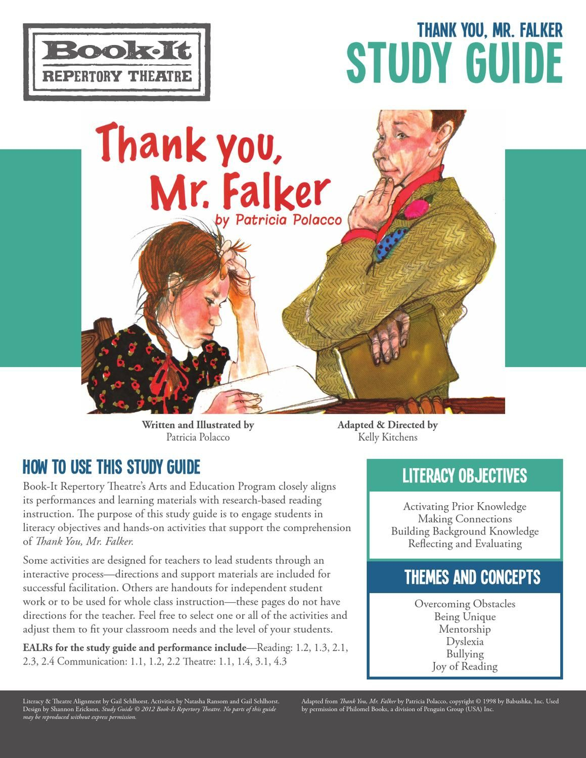 Thank You, Mr. Falker Study Guide | Book Study, Author
