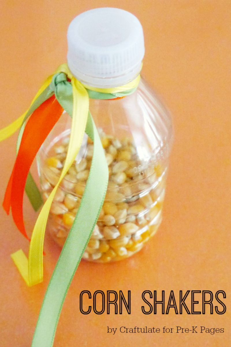 Thanksgiving Music Corn Shakers Activity | Thanksgiving