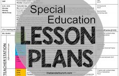 Special Education Lesson Plans