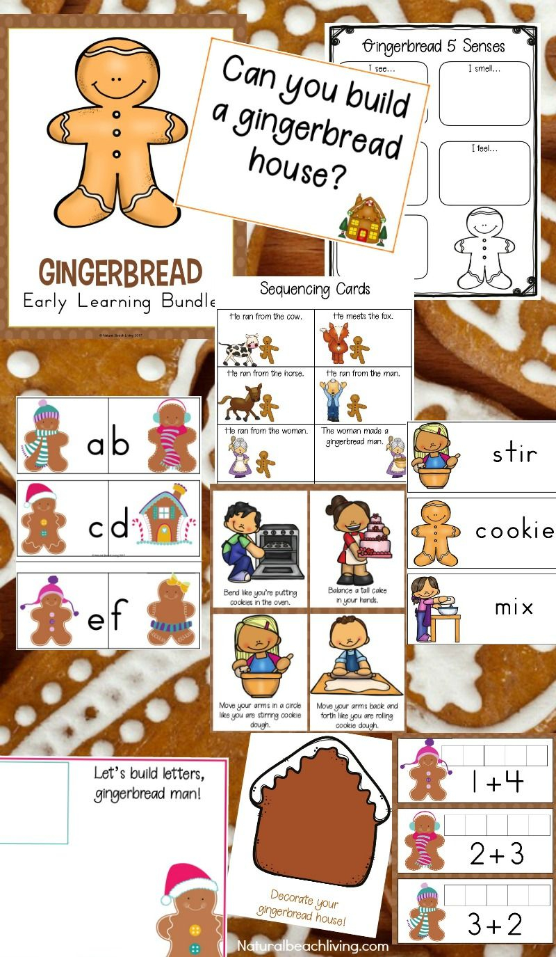 The Best Kindergarten And Preschool Gingerbread Theme Lesson