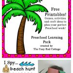 The Cozy Red Cottage: Chicka Chicka Boom Boom And Beach Theme