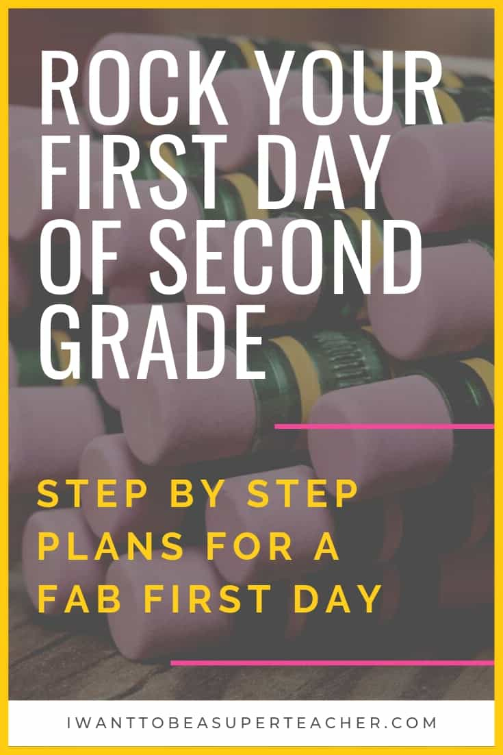 The First Day Of 2Nd Grade: Lesson Plans For Second Grade