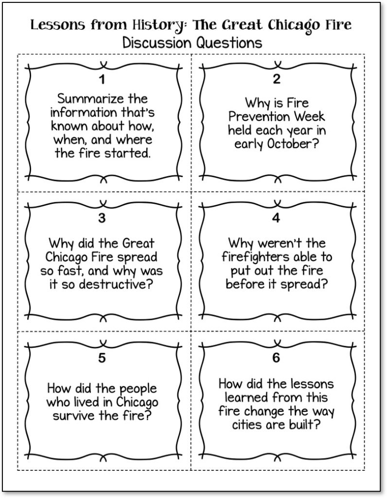 The Great Chicago Fire: Free Upper Elementary Resources