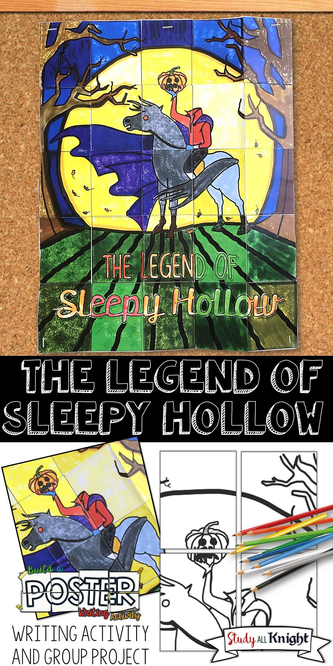 The Legend Of Sleepy Hollow, Collaborative Poster, Halloween