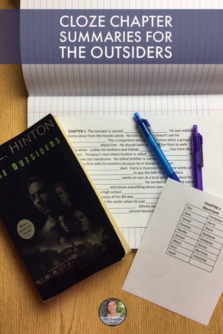 The Outsiders - Chapter Summaries | Teacher Lesson Plans - Lesson Plans ...