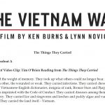 The Things They Carried" | The Vietnam War | Pbs Learningmedia