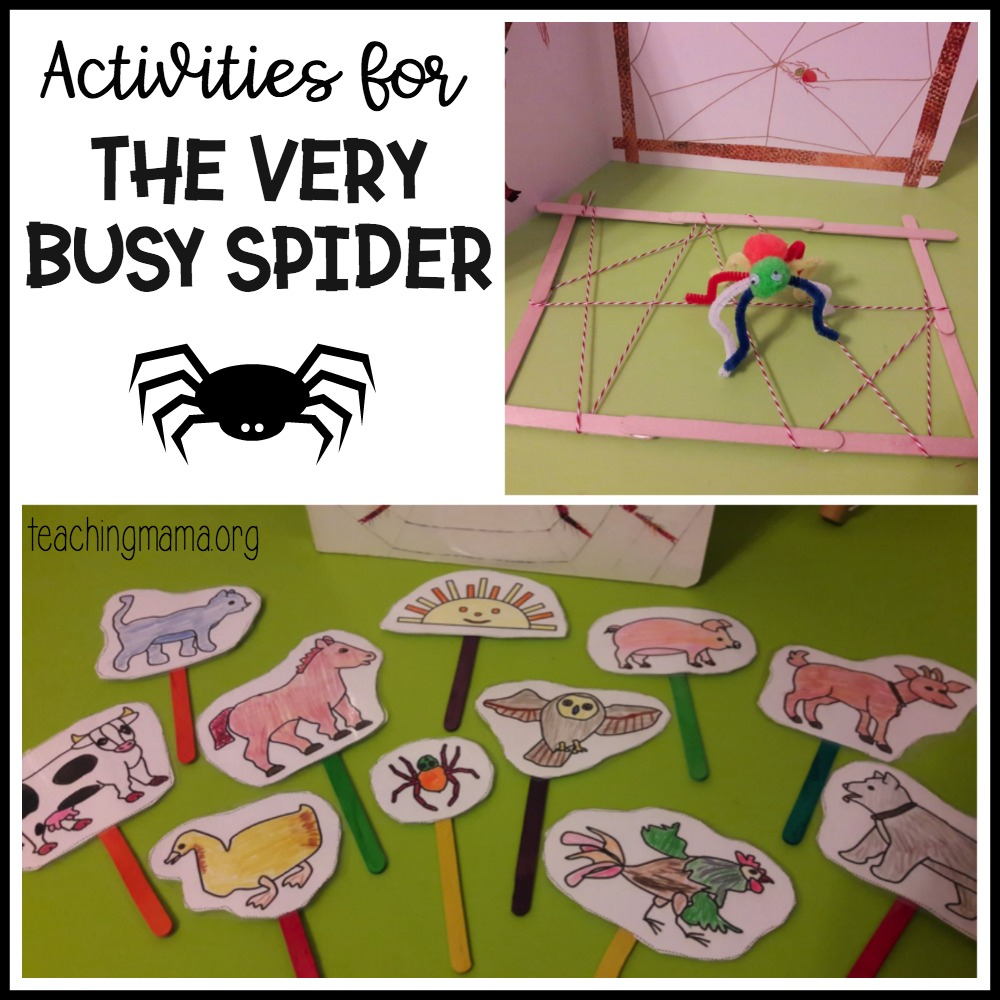 the very busy spider ideas