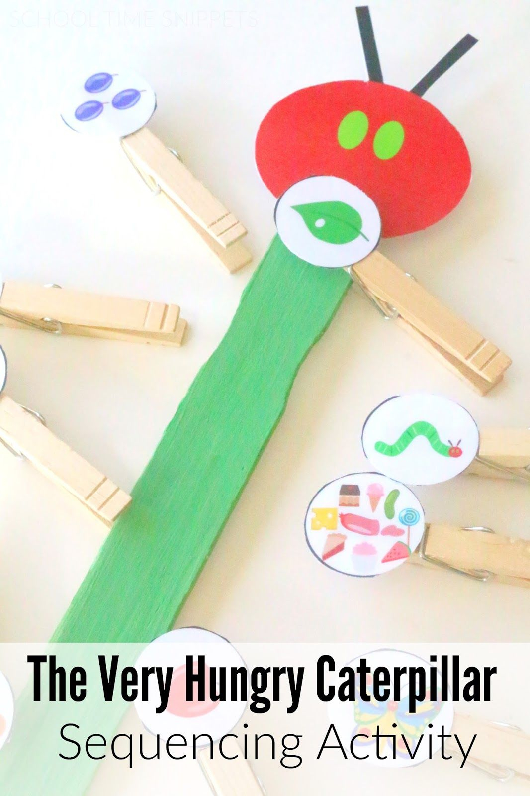 The Very Hungry Caterpillar Story Sequencing Activity