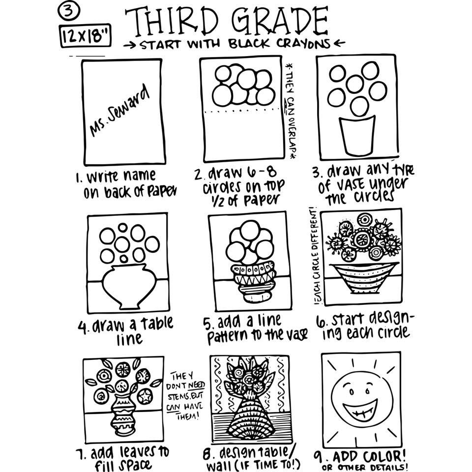 Third Grade Sub Plans | Art Lessons Elementary, Art Sub