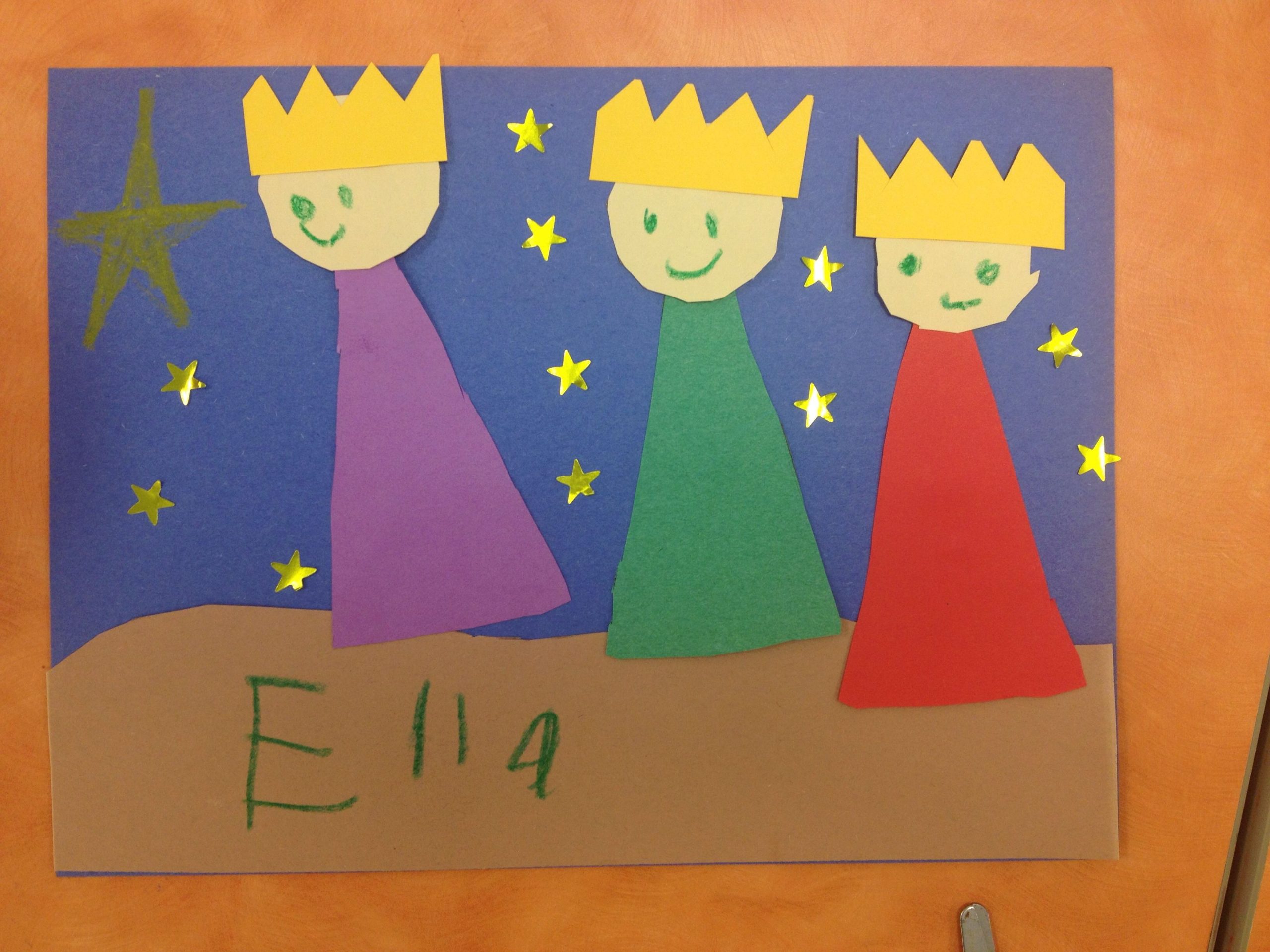 Three Wise Men Craft, Kindergarten, Sunday School