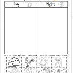 Today We Prepared A Worksheet About Day And Night. There Are