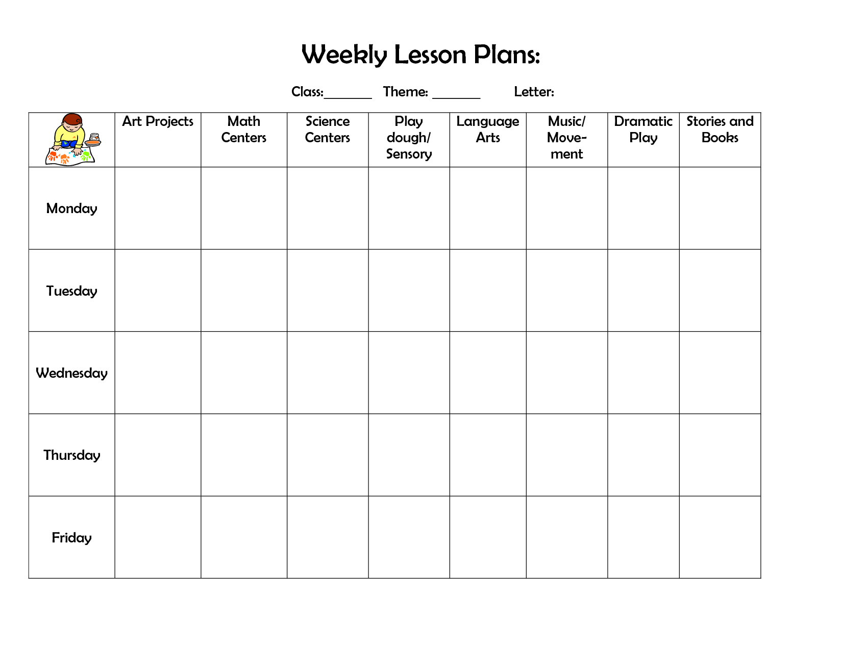 Toddler Lesson Plans For October | Preschool Lesson Plan