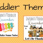 Toddler Lesson Plans For The Month Of November