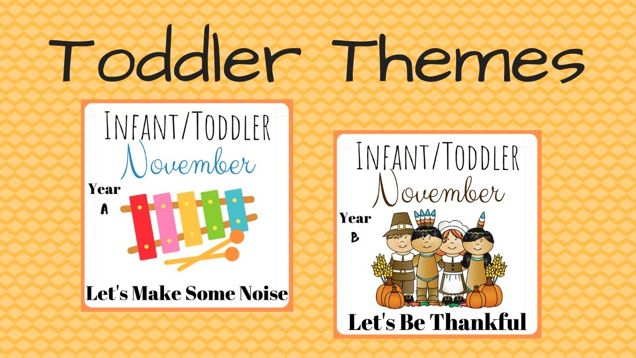 Toddler Lesson Plans For The Month Of November