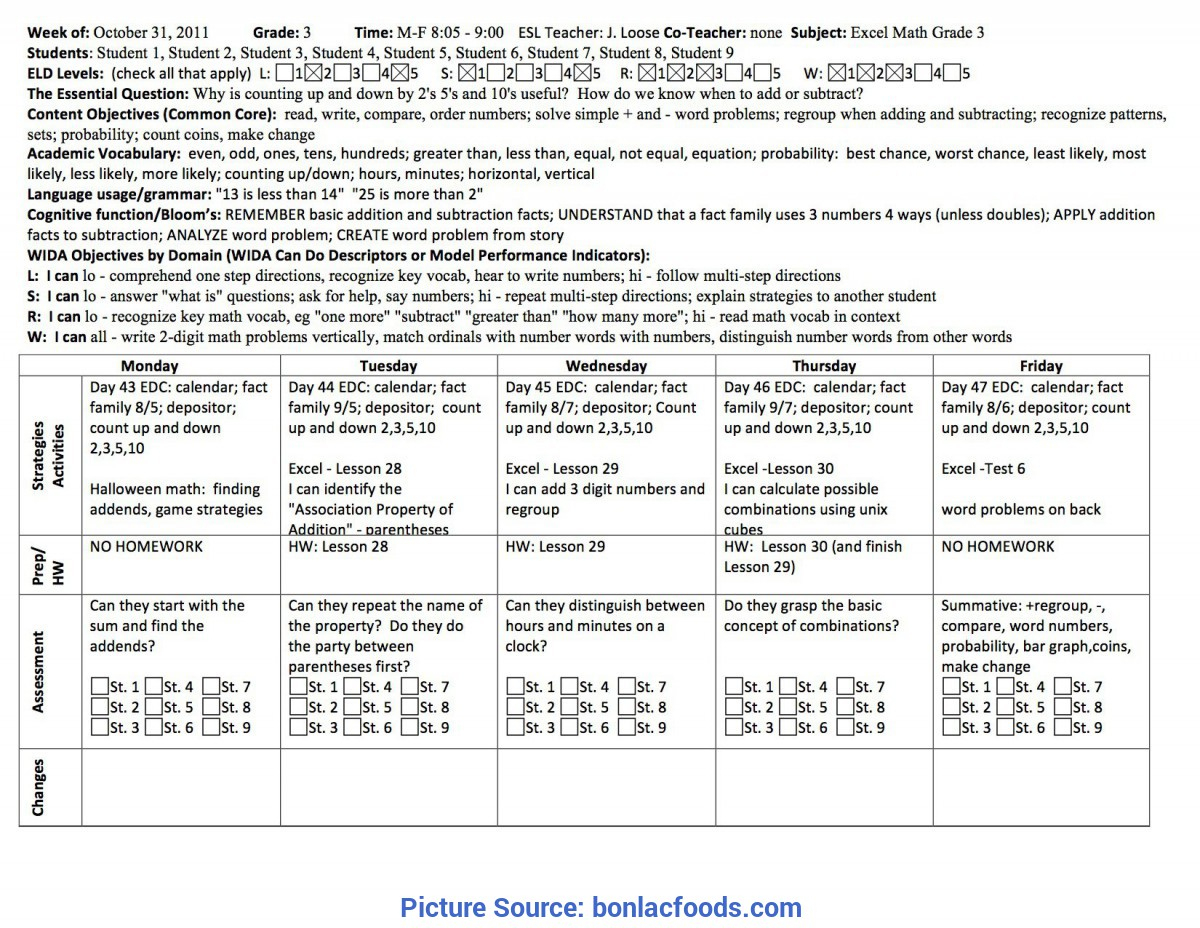 Top 4Th Grade Math Lesson Plans Free Worksheets For All