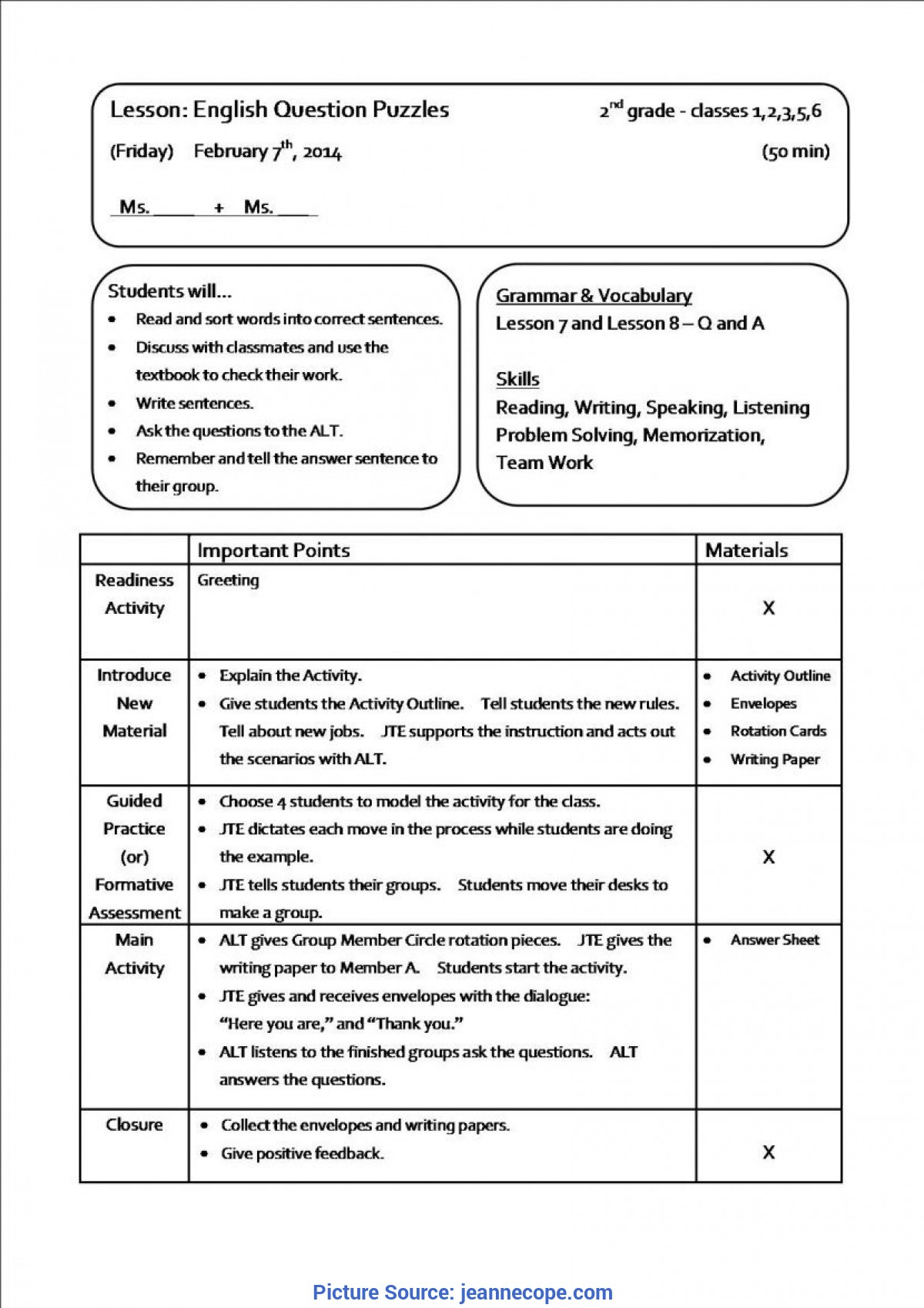 How To Create A Lesson Plan For Elementary Students Lesson Plans Learning