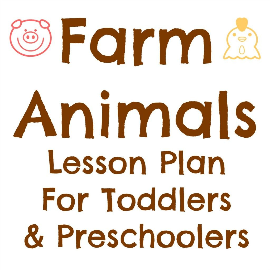 Tot School: Farm Animals | Farm Lessons, Farm Preschool