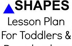 Lesson Plan On Shapes For Kindergarten