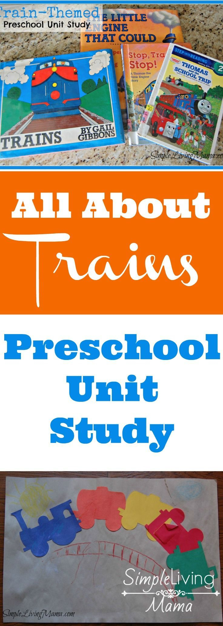 Train Themed Preschool Unit Study | Train Preschool