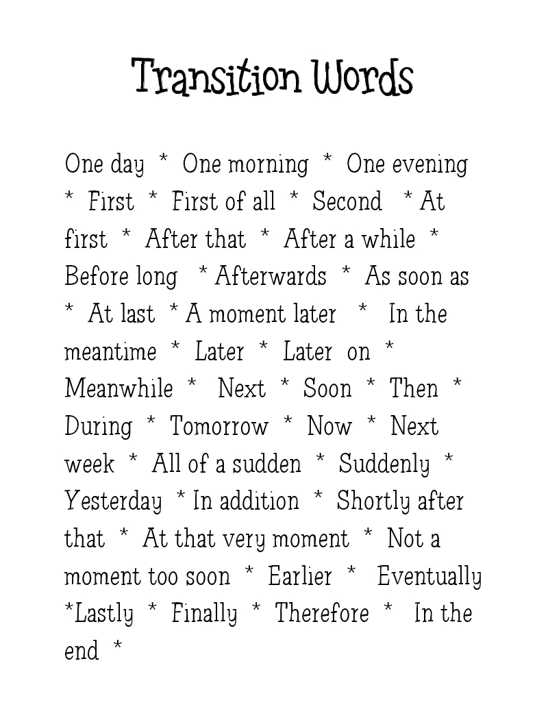 transition-words-for-5th-graders