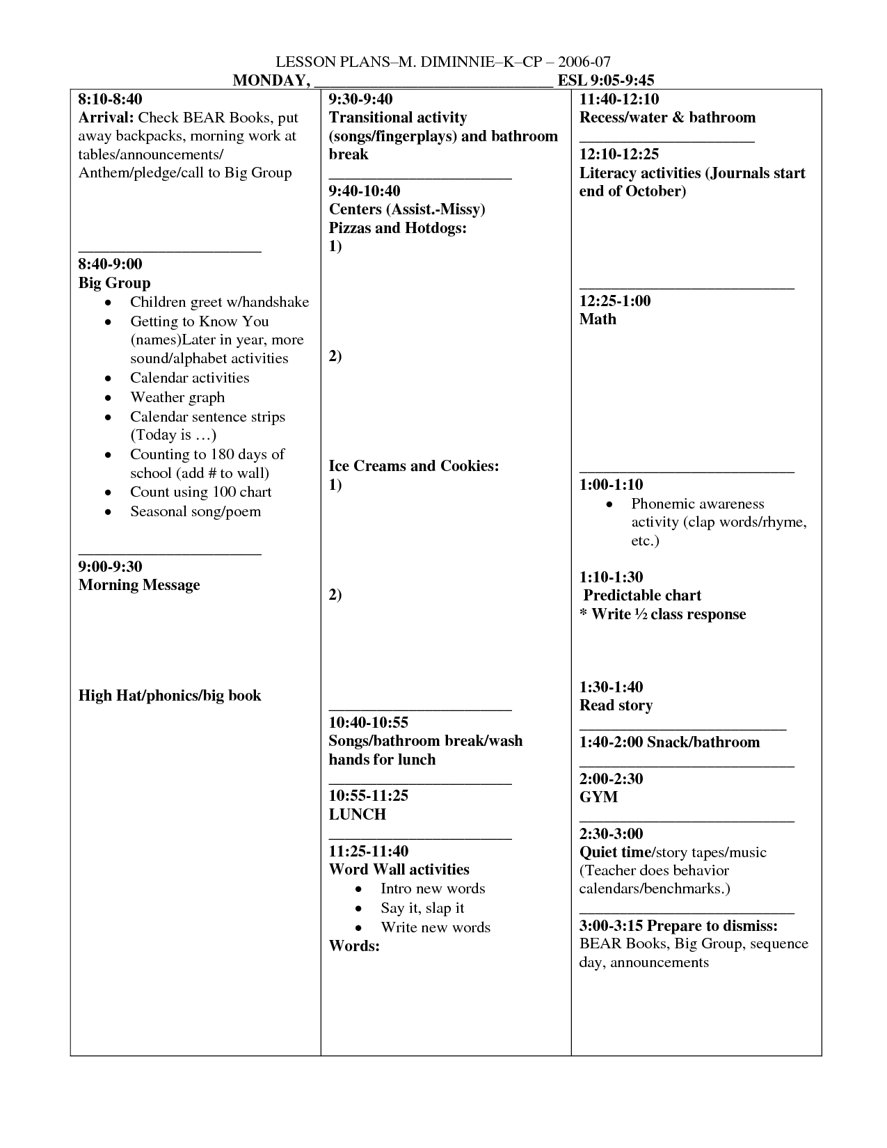 Transitional Kindergarten Songs | Lesson Plans Melanie