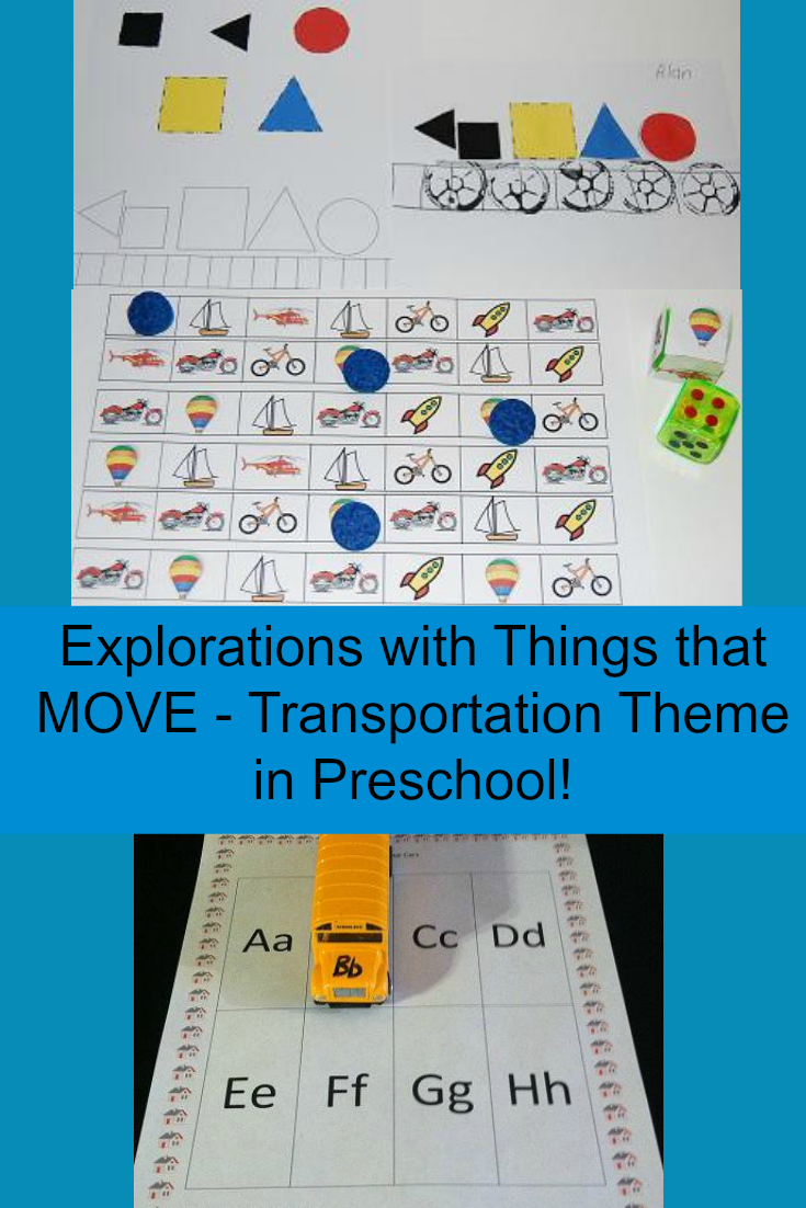 Transportation Theme Activities For Preschool And Kindergarten