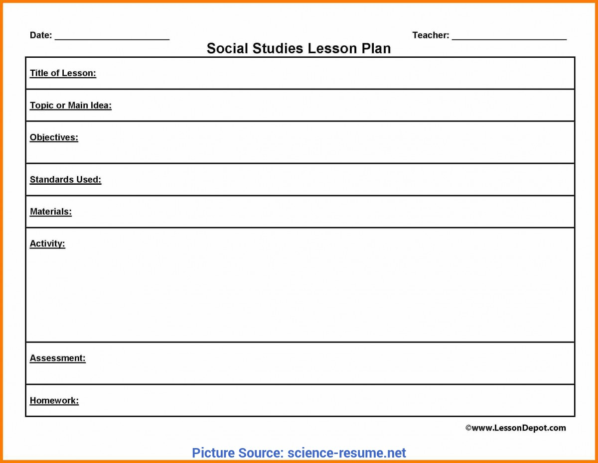 Trending Social Studies Lesson Plan Template Pdf 7+ Simple