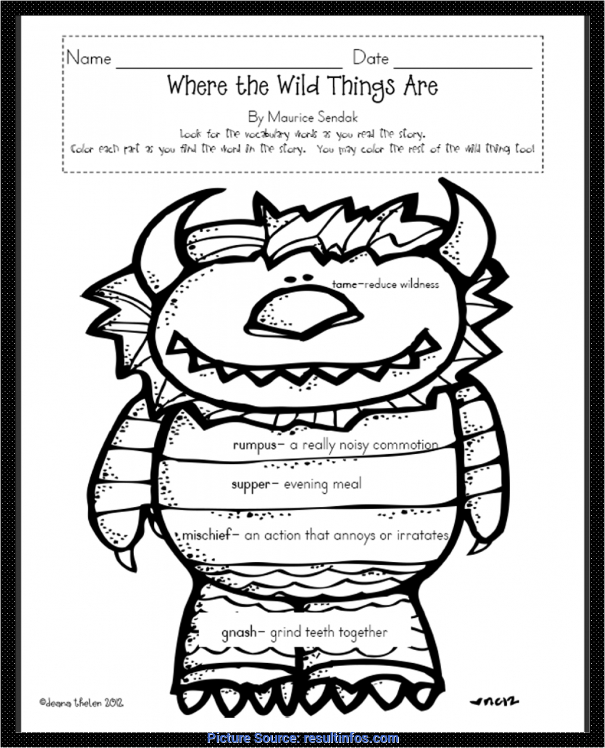 Trending Where The Wild Things Are Lesson Plans Where The