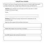 Typical 3Rd Grade Lesson Plans On Theme Theme Worksheets For