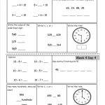 Typical Lesson Plan Template 2Nd Grade Math The Teacher's