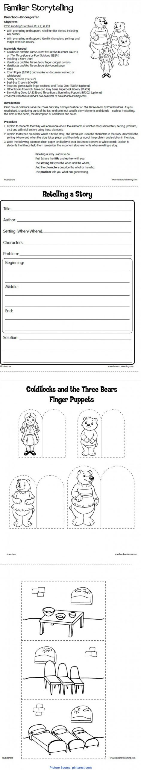 Typical Story Lesson Plan For Kindergarten Familiar