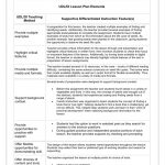 Udl/di Lesson Plan Elements Life Cycle Of Plants