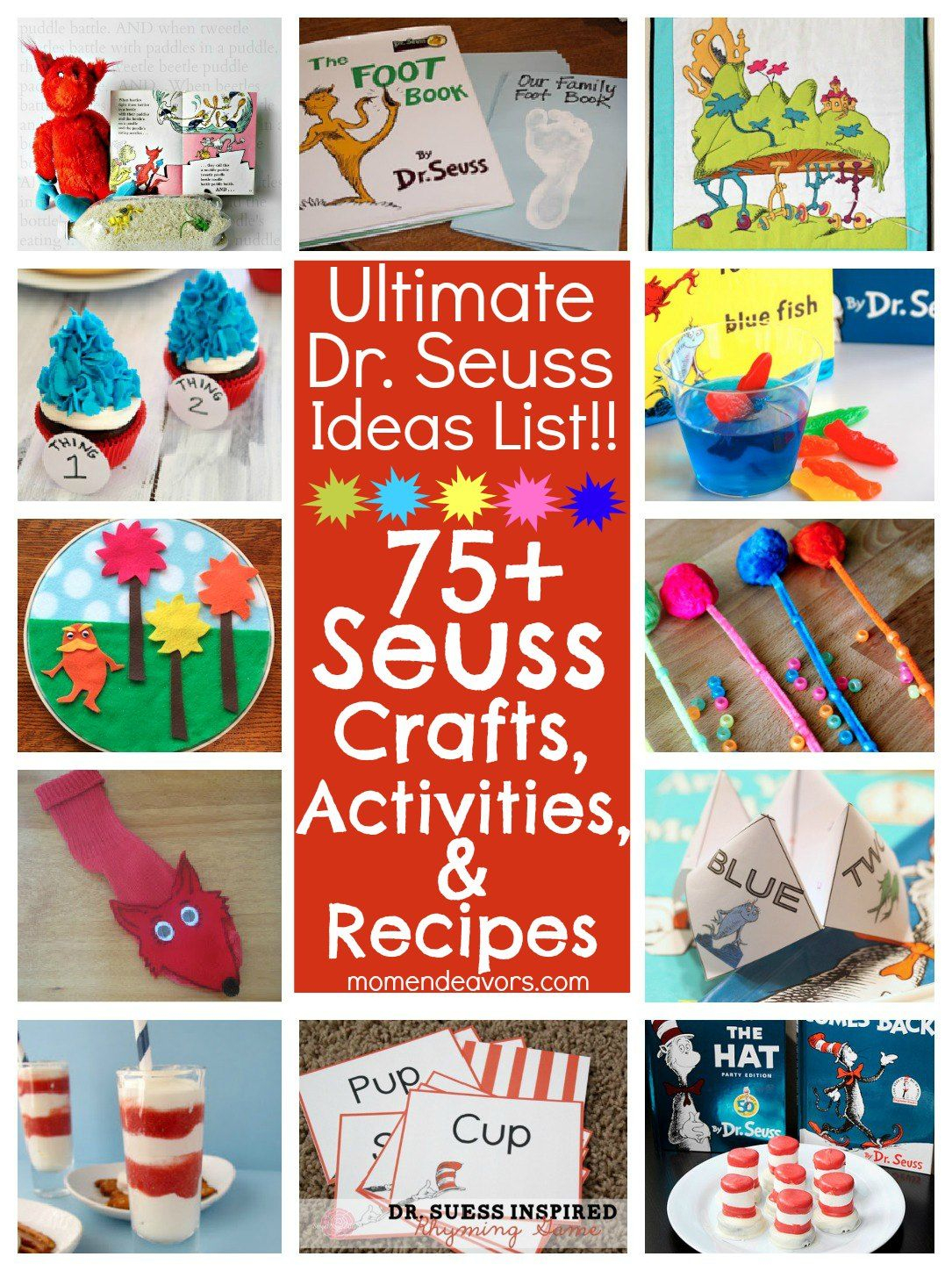 Ultimate Dr. Seuss Ideas List! 75+ Dr. Seuss Crafts