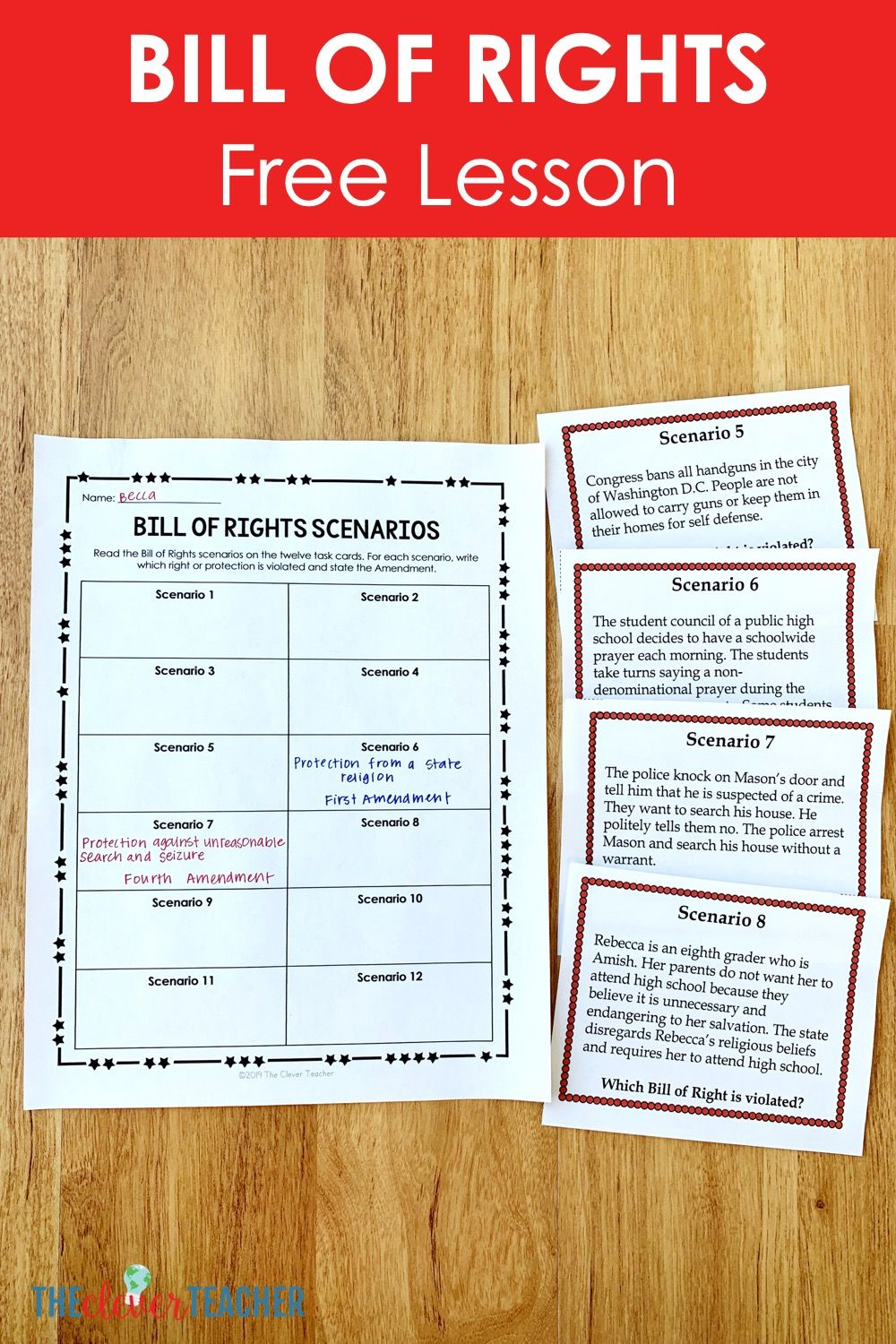 Us Constitution Primary And Secondary Sources For Students