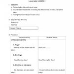 Useful Lesson Plan Example For Elementary Template: Single