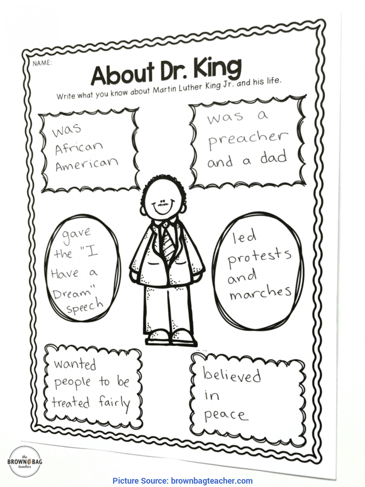 Valuable 1St Grade Lesson Plans For Martin Luther King Jr