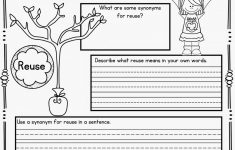 Reduce Reuse Recycle Lesson Plans 2nd Grade